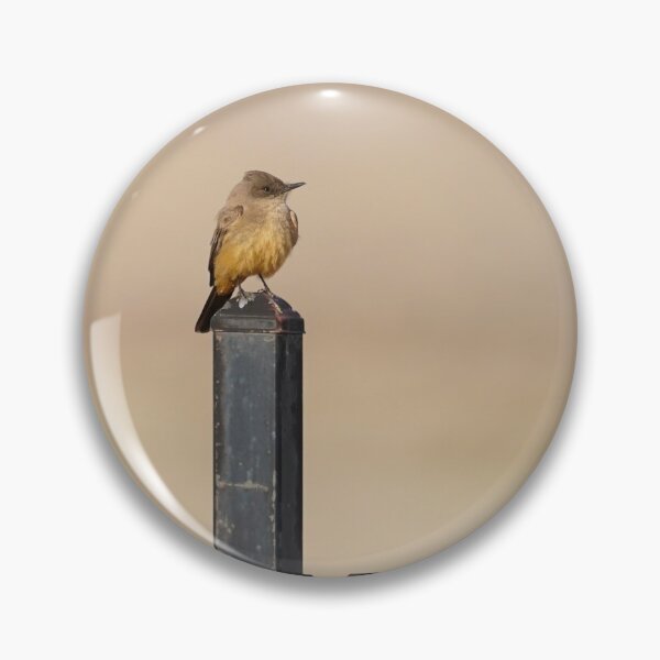 Item preview, A Small Bird Sitting on a Fence Post designed and sold by MomentofPercep.