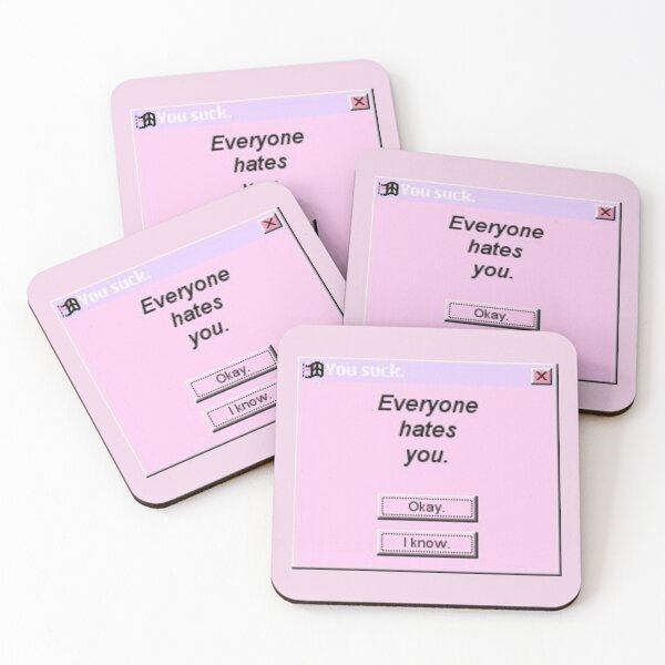 Item preview, Everyone Hates You designed and sold by BelleInconnue.