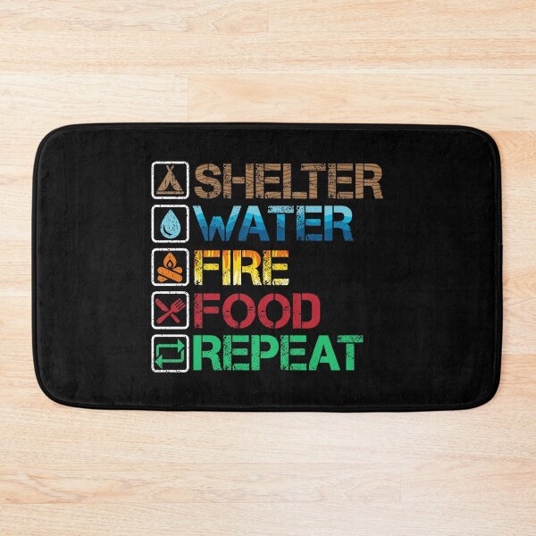 Item preview, Rules of Survival - Shelter Water Fire Food designed and sold by LatinAmericaFocus.