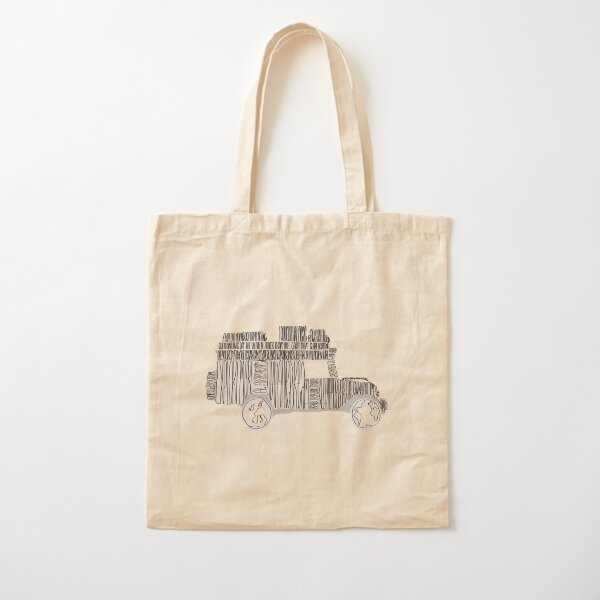 Artsy Sketchy Cotton Tote Bag