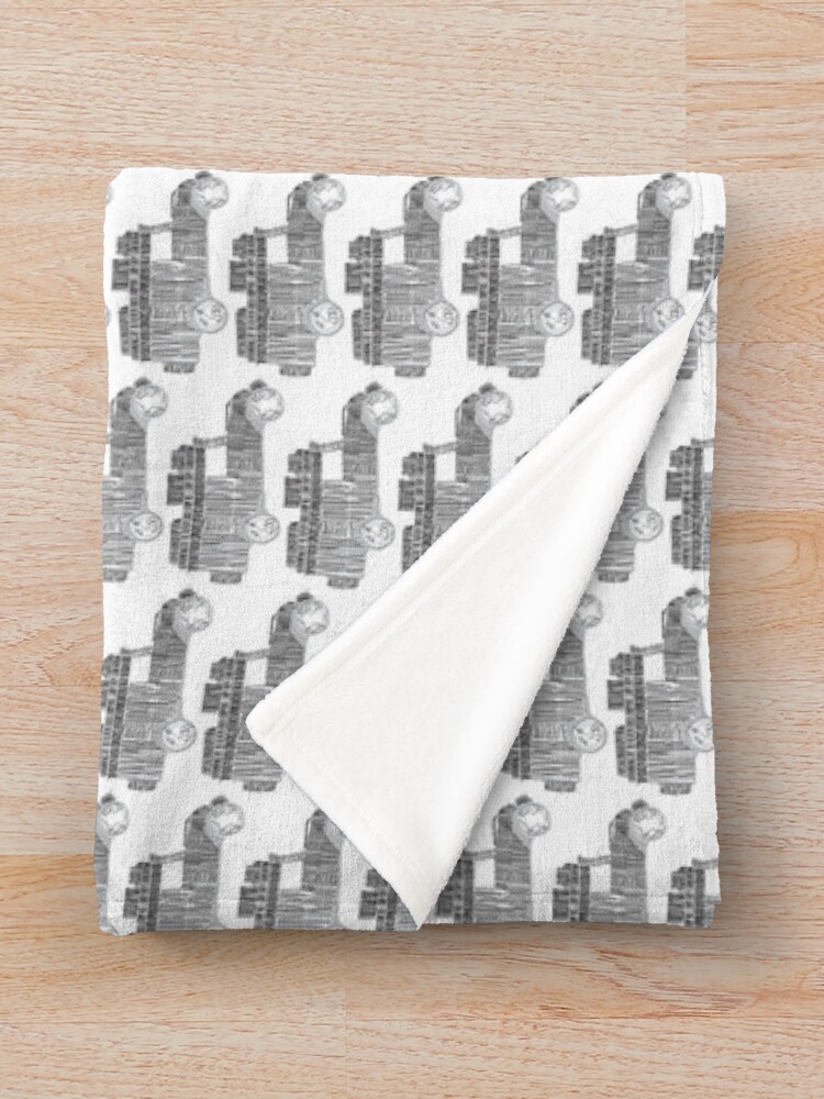 Alternate view of Artsy Sketchy Throw Blanket