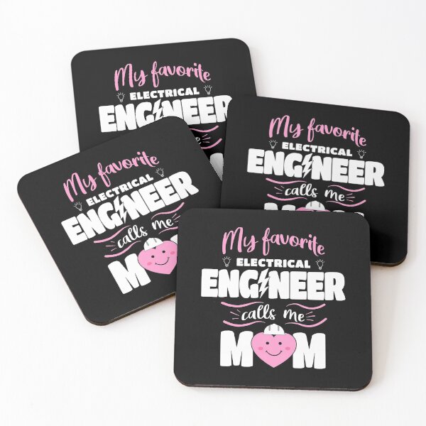 Item preview, My Favorite Electrical Engineer Calls Me Mom designed and sold by Funny Shirts Matter.