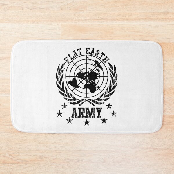 Item preview, Flat Earth Army Black Design designed and sold by VectorDesigner.