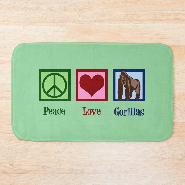 Item preview, Peace Love Gorillas designed and sold by Epic Love Designs.