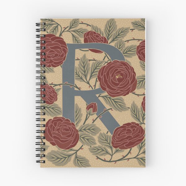 Item preview, Floral Monogram Letter R designed and sold by Maria Chiara Fantini.