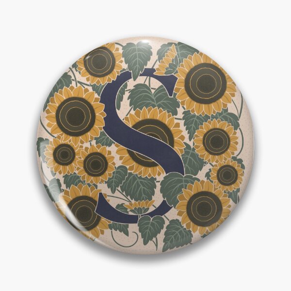Item preview, Floral Monogram Letter S designed and sold by Maria Chiara Fantini.