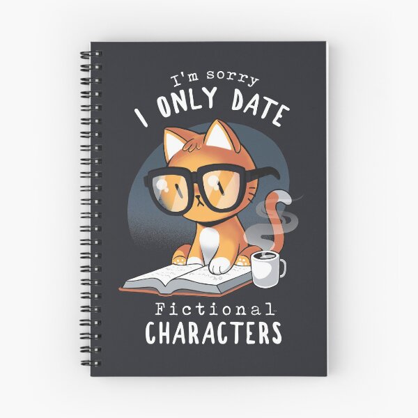 Item preview, Fictional characters - Sarcastic Quote - Cute Cat Bookworm designed and sold by BlancaVidal.