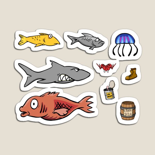 Item preview, Club Penguin Ice Fishing Stickers designed and sold by aarcadia.