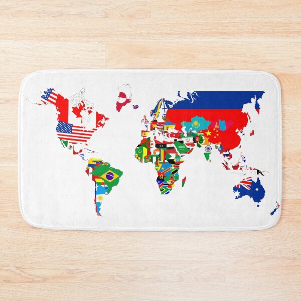 Item preview, wold flag maps designed and sold by tony4urban.