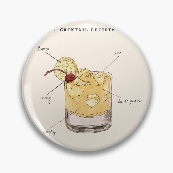 Aperçu de l'œuvre Illustration d'affiche cocktail aigre whisky créée et vendue par mams98.
