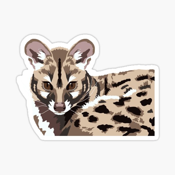 Genet Portrait Sticker