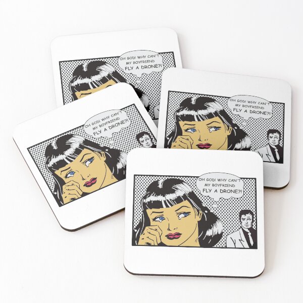 Item preview, Why can't my boyfriend fly a drone? Funny Joke Drone Pilots Gifs designed and sold by Maljonic.