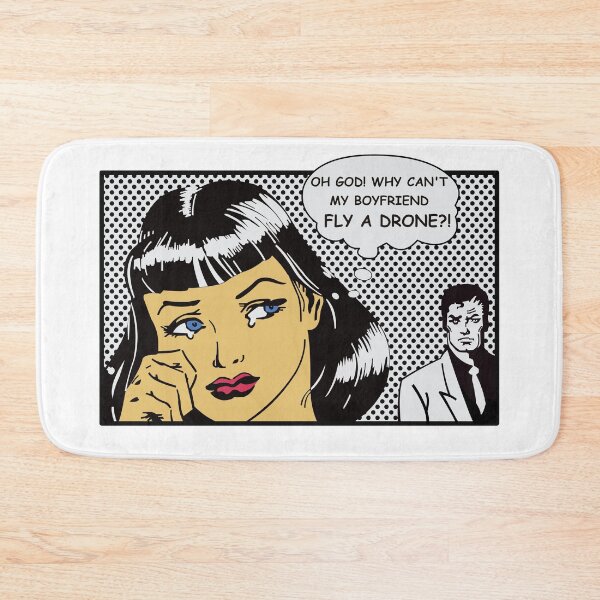 Item preview, Why can't my boyfriend fly a drone? Funny Joke Drone Pilots Gifs designed and sold by Maljonic.