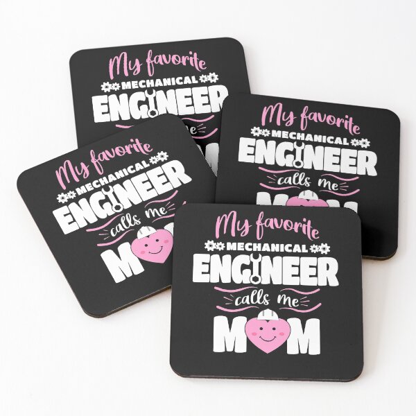 Item preview, My Favorite Mechanical Engineer Calls Me Mom designed and sold by Funny Shirts Matter.