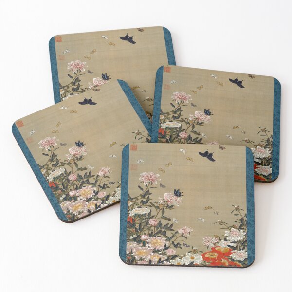 Item preview, Favourite Artist - Peonies and Butterflies - Jakuchu Ito designed and sold by vmajzlik.