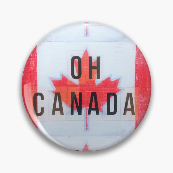 Item preview, Oh Canada Words on Wooden Painted Canadian Flag designed and sold by RachelAlbang.