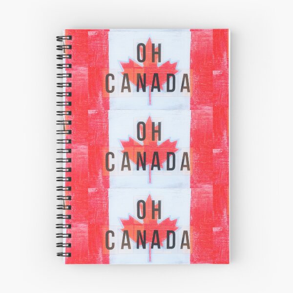 Item preview, Oh Canada Words on Wooden Painted Canadian Flag designed and sold by RachelAlbang.