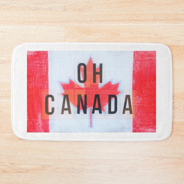 Item preview, Oh Canada Words on Wooden Painted Canadian Flag designed and sold by RachelAlbang.
