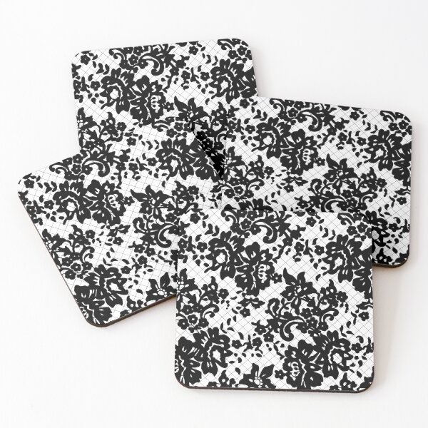 Item preview, Ilustración de encaje negro designed and sold by Sunflower-Farms.