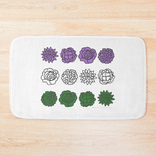 Item preview, Genderqueer flower flag designed and sold by SpectacledPeach.