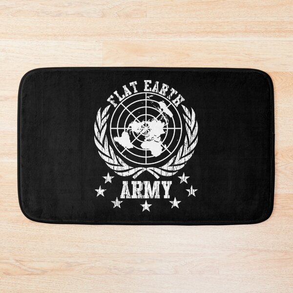 Item preview, Flat Earth Army White Design designed and sold by VectorDesigner.