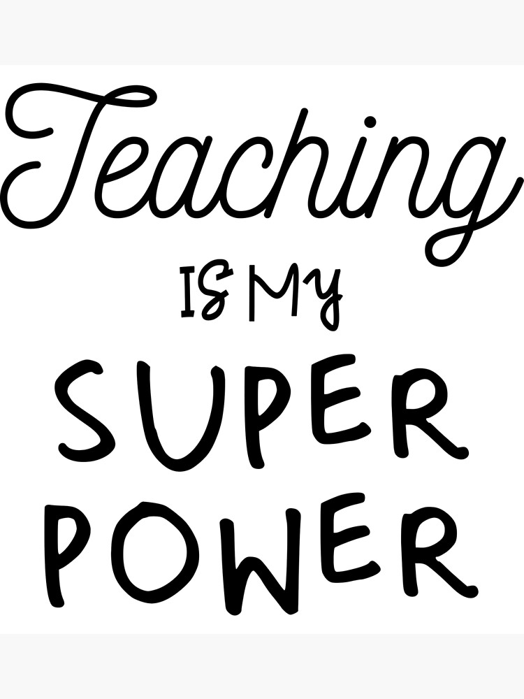 Team Teacher Superpowers Unisex Adult Raglan Shirt