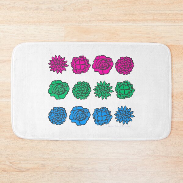 Item preview, Polysexual Flower Flag designed and sold by SpectacledPeach.