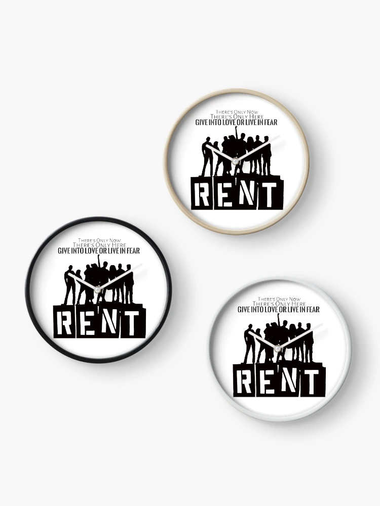 Thumbnail 3 of 4, Clock, Rent designed and sold by Meagan Samuelson.