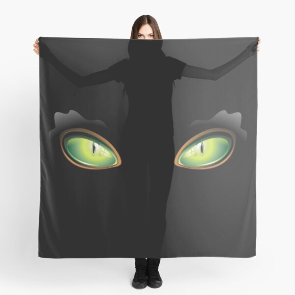 Cat Green Eyes Scarf