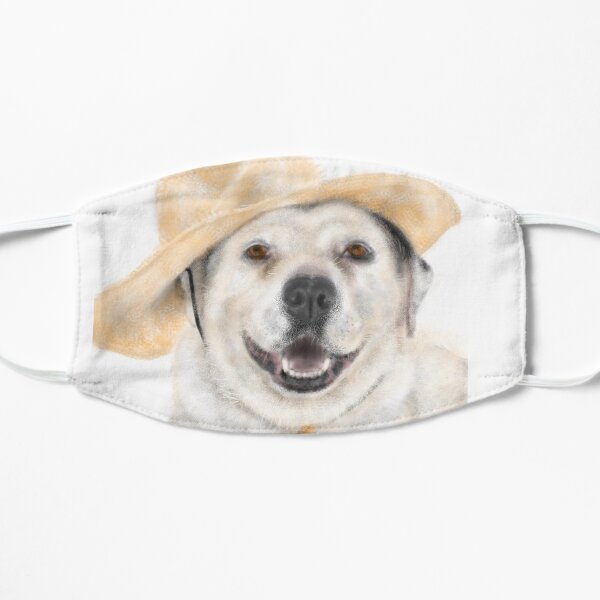 Smiling Happy Yellow Labrador Retriever Mask