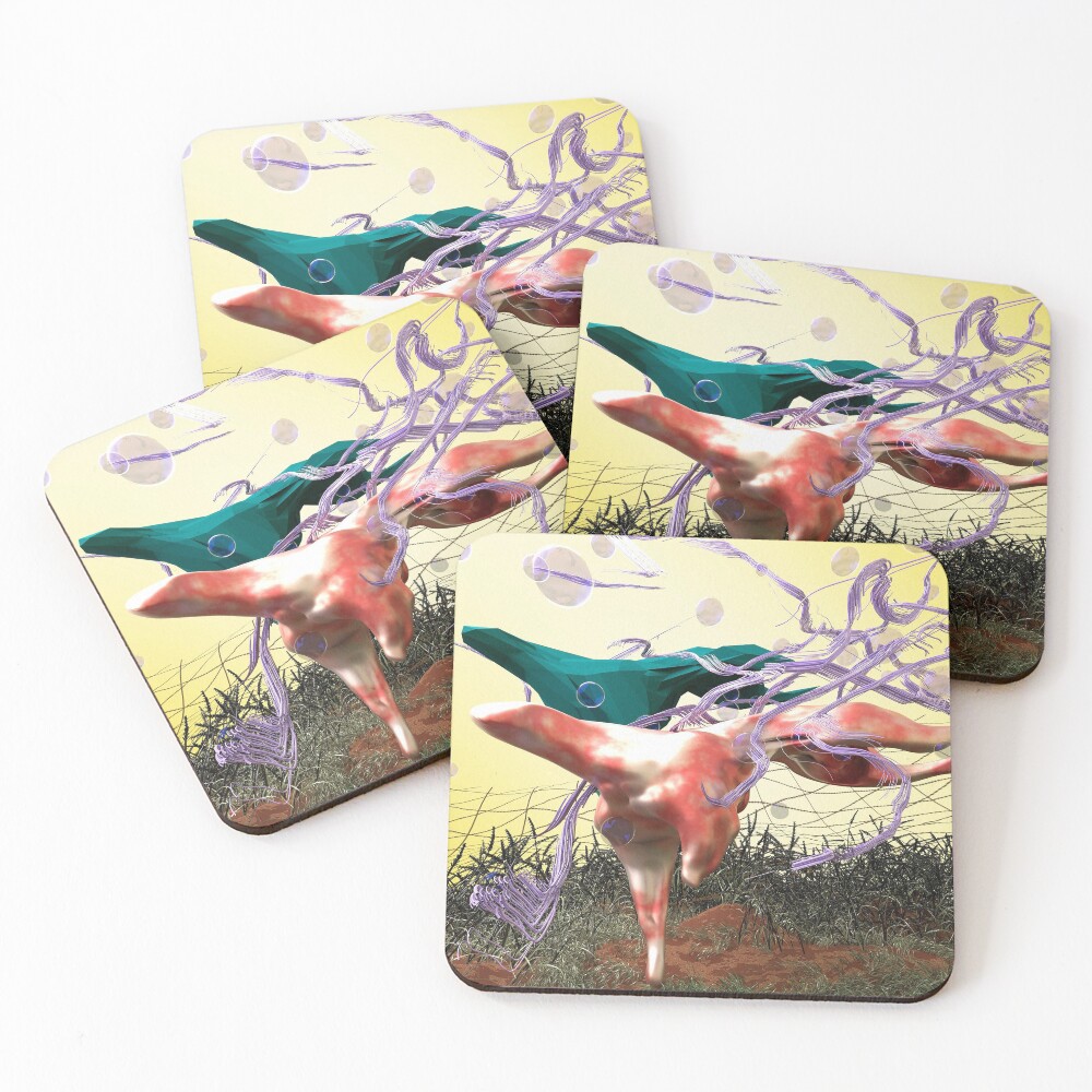 Item preview, Coasters (Set of 4) designed and sold by eccchobunny.