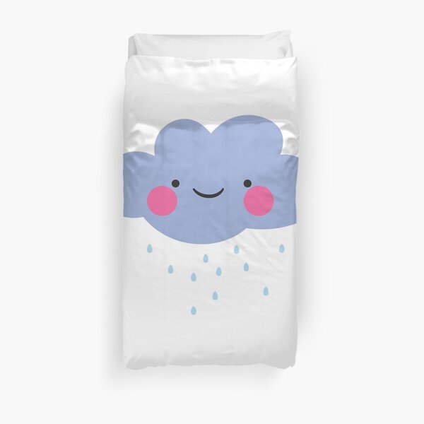 Raining Duvet Covers Redbubble - gold raining cloud roblox