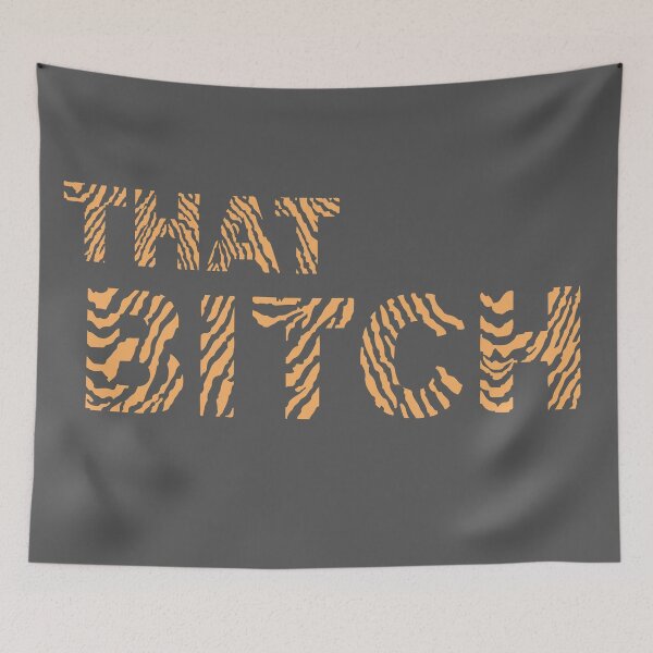 Item preview, Who’s THAT BITCH in the Tiger world? designed and sold by blastshmucks.