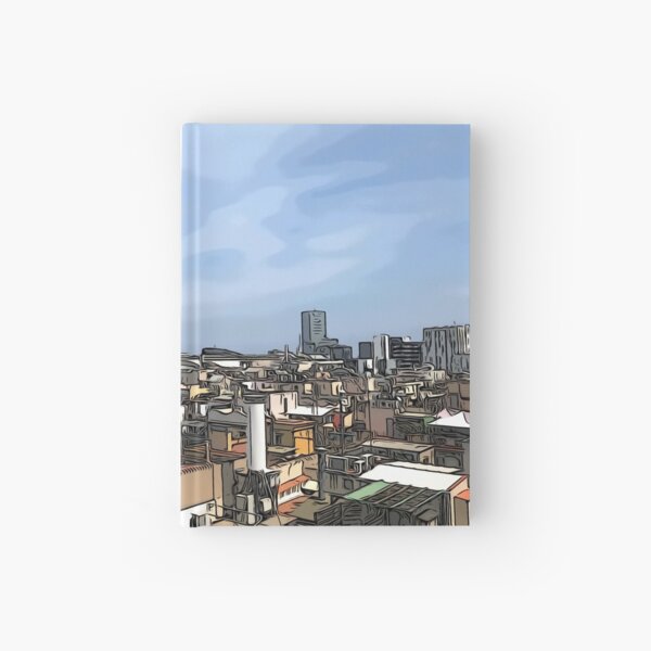 The beautiful city of Barcelona Hardcover Journal