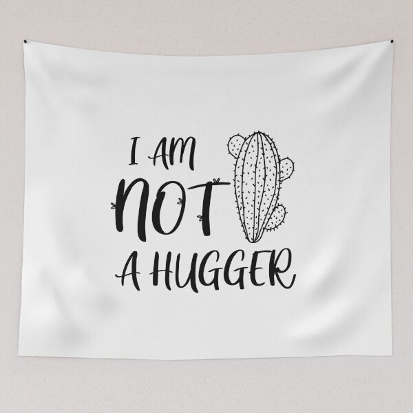 Item preview, I am NOT a HUGGER , Funny  designed and sold by SoufStore.