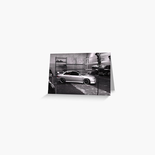 Impreza STI Type R Greeting Card