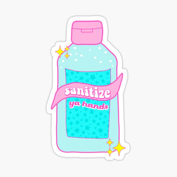 Item preview, sanitize ya hands designed and sold by disco dottie.