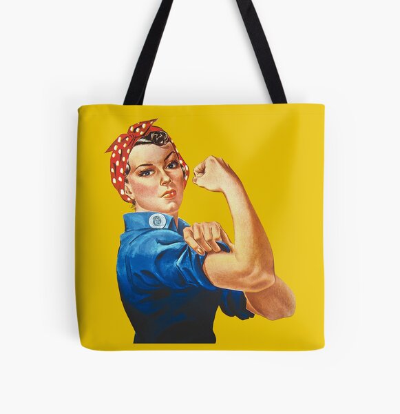 Rosie the Riveter All Over Print Tote Bag