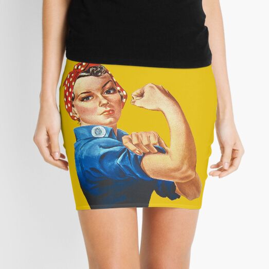 Rosie the Riveter Mini Skirt