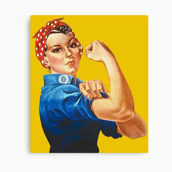 Rosie the Riveter Canvas Print