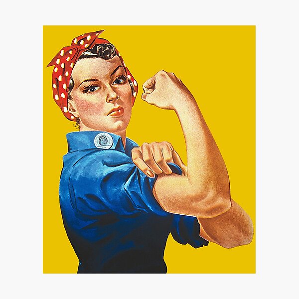 Rosie the Riveter Photographic Print