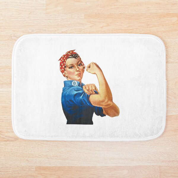 Rosie the Riveter Bath Mat