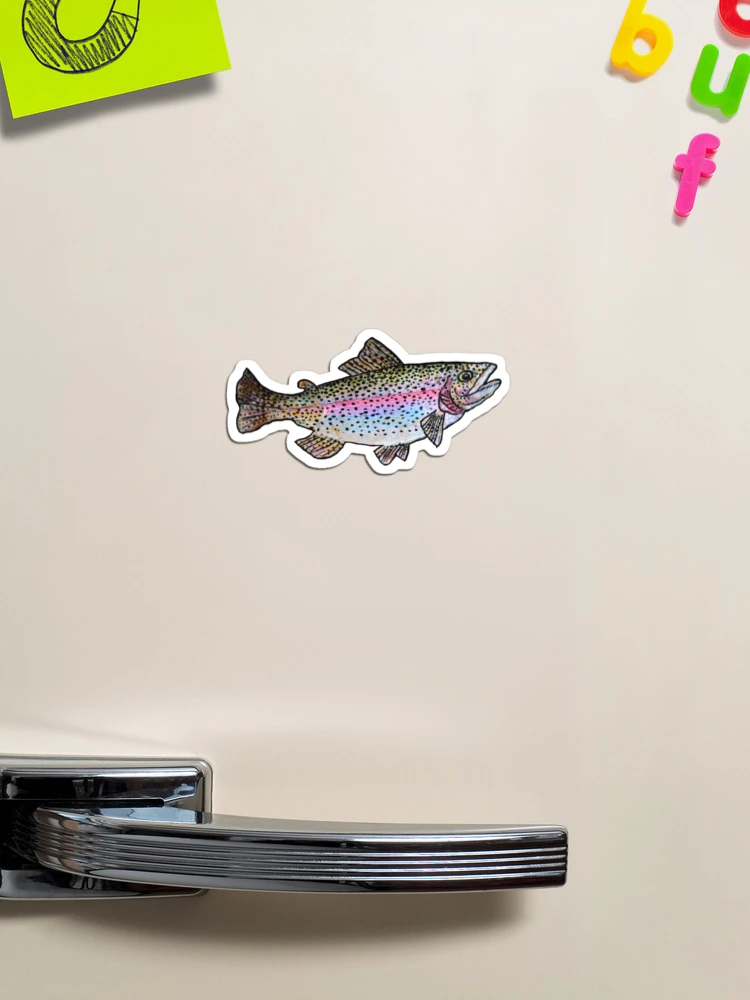 Rainbow Trout Magnet: Gift for Fishing Man or Women, Dad, Vet Tech Gift,  Veterinarian Cute Game Fish Magnets for Locker or Fridge -  Canada