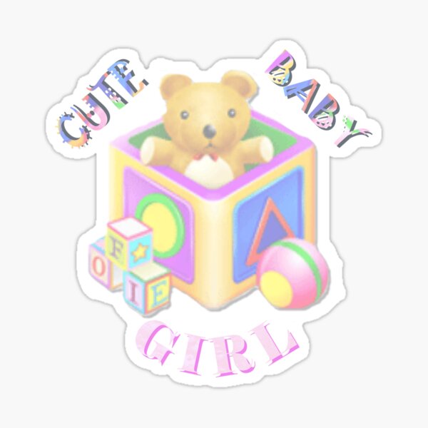 375x360.cute-baby-girl-kids-tshirt-v1.png! Sticker