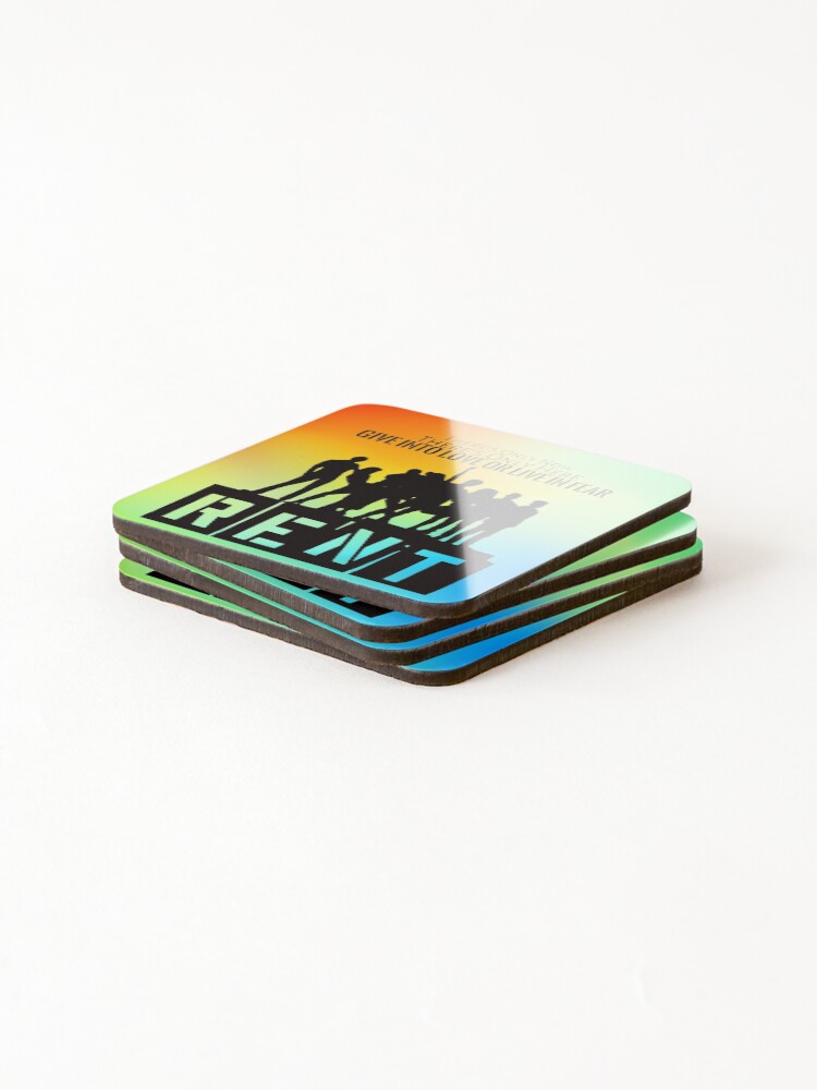 Thumbnail 4 of 5, Coasters (Set of 4), Rent (2) designed and sold by mrsamuelson.
