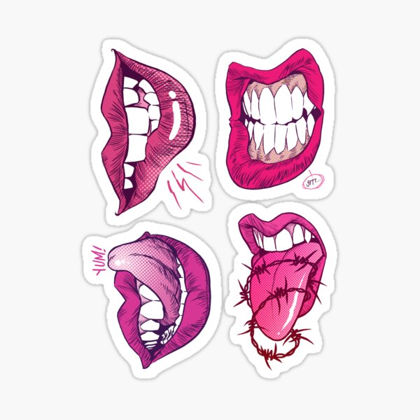 Lips Sticker Collection Sticker