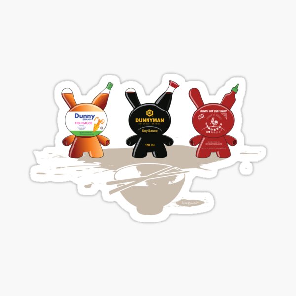 Asian Dunnyments Sticker
