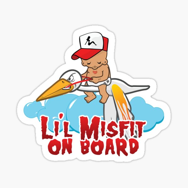 Li'l Misfit On Board Sticker