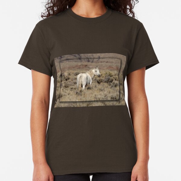 Lone White Stallion Classic T-Shirt