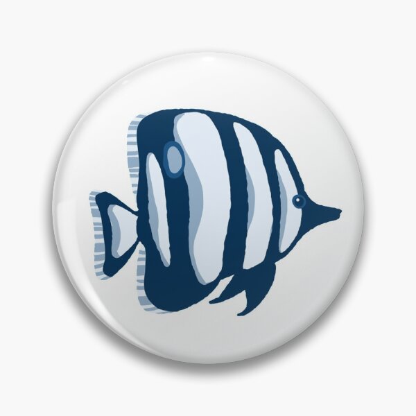 Item preview, Coral Reef in Classic Blue designed and sold by Iker Paz Studio.